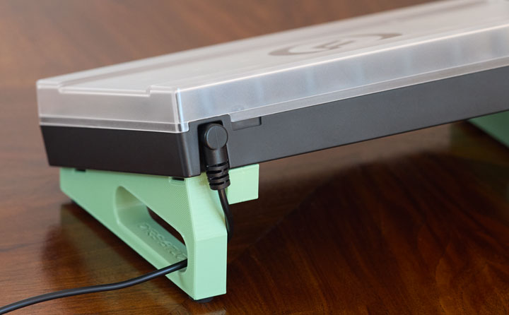 Moog Mavis on a Compact Stand with dust cover
