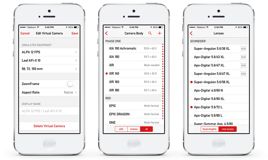 Configuration Screens